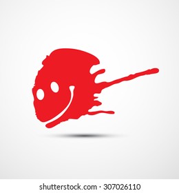 Paint blots. Background splash. Colorful spots in bright colors.