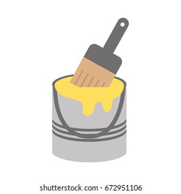 paint bottle isolated icon