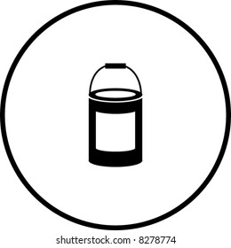 paint bottle symbol