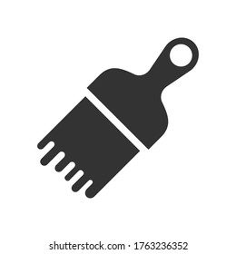 Paint brash icon, vector graphics