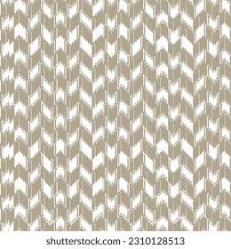 Paint brush argyle seamless pattern. Freehand ikat design classic geometric ornament. Diamond motif geo background. Trendy handdrawn print. Modern artistic hand drawn abstract vector wallpaper