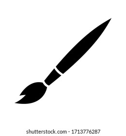 Paint Brush - Art - Stationery Icon Vector Design Template