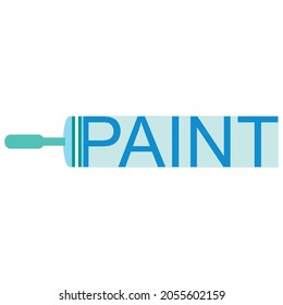 paint brush art white background