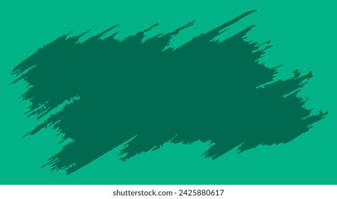 Paint brush banner Green background. vector illustration for muslim holidays