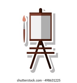 Paint brush and board school tool design