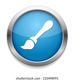 Paint brush button