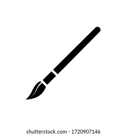 Paint brush, Canvas icon vector in trendy