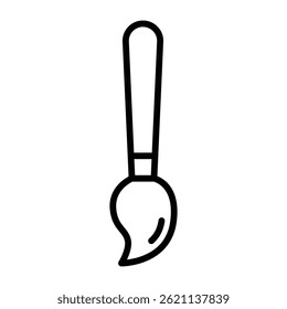 Paint brush color icon. vector illustration.