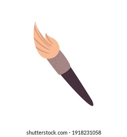 Paint brush design, Art creativity tool instrument and painter theme Vector illustration