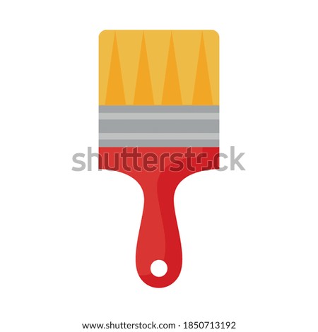 paint brush design of construction remodeling working and repairing theme Vector illustration
