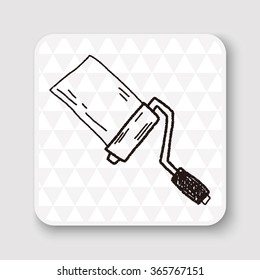 paint brush doodle