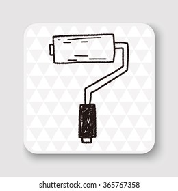paint brush doodle