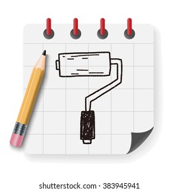 paint brush doodle