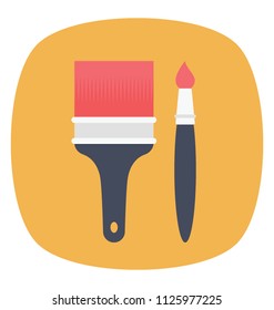 Paint brush is essential for an artist to get his painting and drawing done