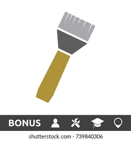Paint brush flat color