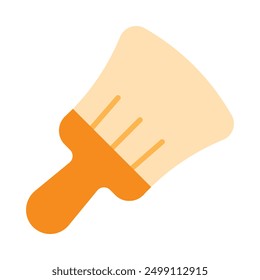Paint Brush Flat Icon Design For Personal nad Commercial Use
