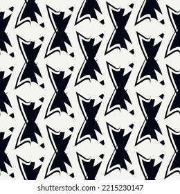 Paint brush geometrical ornament. Hand drawn seamless pattern. Abstract backdrop. Trendy wallpaper. Geometric background. Ethnic motif. Mosaic ornate. Digital paper. Textile print. Web design.