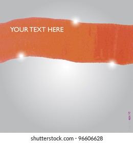 Paint Brush header vector format for your design