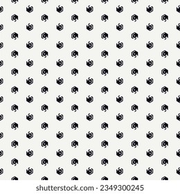 Paint brush hexagons. Hand drawn honeycombs background. Hexahedrons wallpaper. Hives motif. Geometric backdrop. Ethnic digital paper. Web designing. Textile print. Seamless pattern