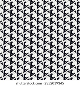 Pintar hexágonos de pincel. Antecedentes de los peines dibujados a mano. Papel tapiz de los hexaedros. Motif. Fondo geométrico. Papel digital étnico. Diseño web. Impresión textil. Patrón sin foco. Imagen vectorial.