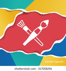 Paint brush icon