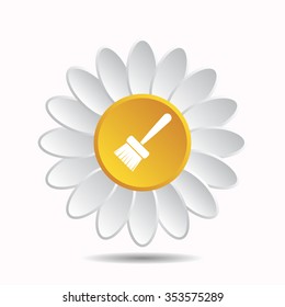 Paint brush.  icon