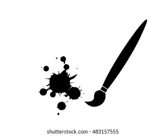 Paint brush Icon.