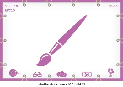 Paint brush icon