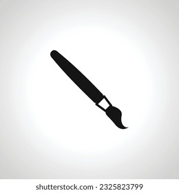 Paint brush icon. artistic paint brush icon.