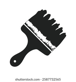 Paint Brush Icon Artistic Tool for Creativity and Design