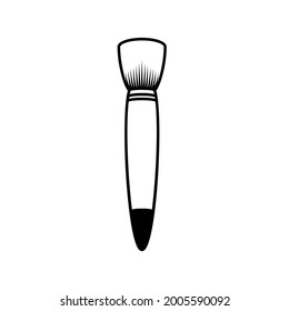 Paint Brush Icon Design Graphic Template Isolated