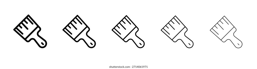 Pinte pincel ícone design, logotipo, aplicativo, UI. Ilustração vetorial, EPS