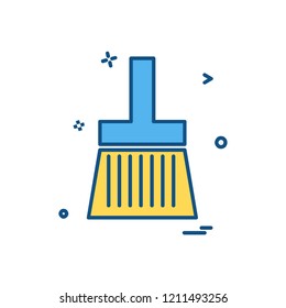 Paint Brush icon design vector