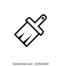 paint brush icon design vector template