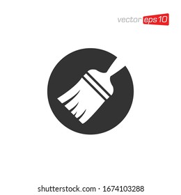 Paint Brush Icon Design Vector
