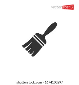 Paint Brush Icon Design Vector