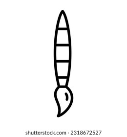 Paint Brush Icon Design Vector template Illustration
