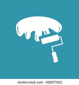 Paint brush Icon. Eps-10.