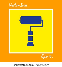 Paint Brush Icon. Eps-10.
