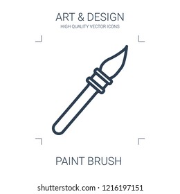 paint brush icon. high quality line paint brush icon on white background. from art collection flat trendy vector paint brush symbol. use for web and mobile