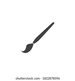 Paint brush icon illustration vector flat design