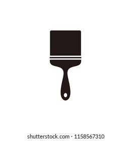 Paint brush icon isolated on white background