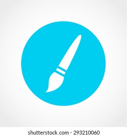 Paint brush Icon Isolated on White Background
