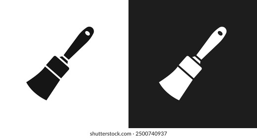 Paint brush icon line art vector