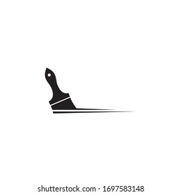 Diseño vectorial del logotipo de pincel