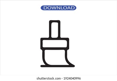 paint brush icon or logo isolated sign symbol vector illustration - high quality black style vector icons.