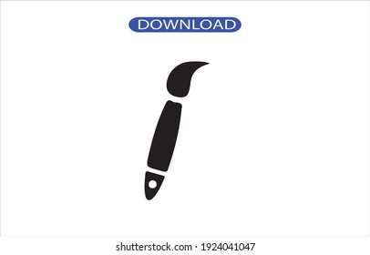paint brush icon or logo isolated sign symbol vector illustration - high quality black style vector icons.
