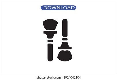 paint brush icon or logo isolated sign symbol vector illustration - high quality black style vector icons.