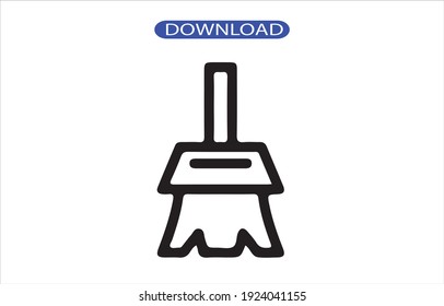 paint brush icon or logo isolated sign symbol vector illustration - high quality black style vector icons.