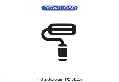 paint brush icon or logo isolated sign symbol vector illustration - high quality black style vector icons.
